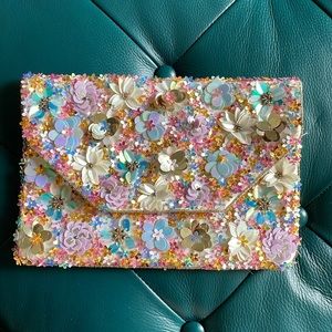 Pastel Flower Clutch